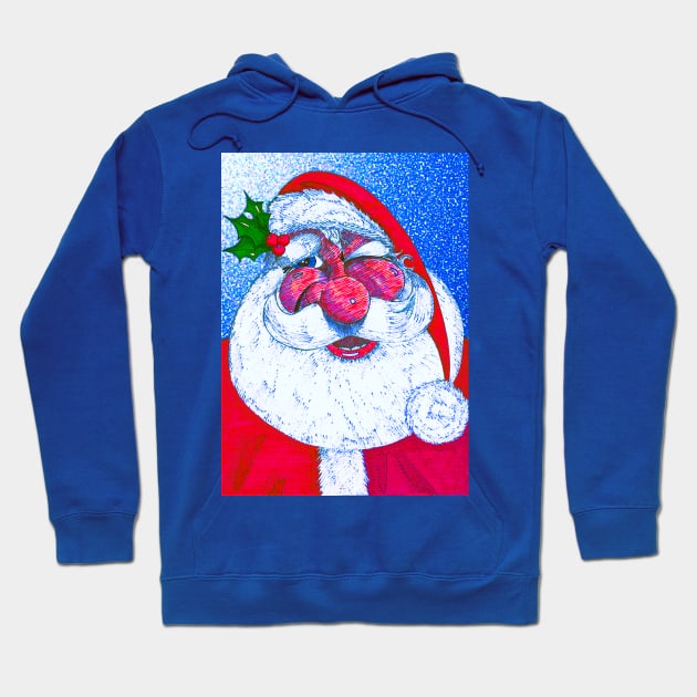 Santa Claus (St. Nick) Hoodie by DMcK Designs